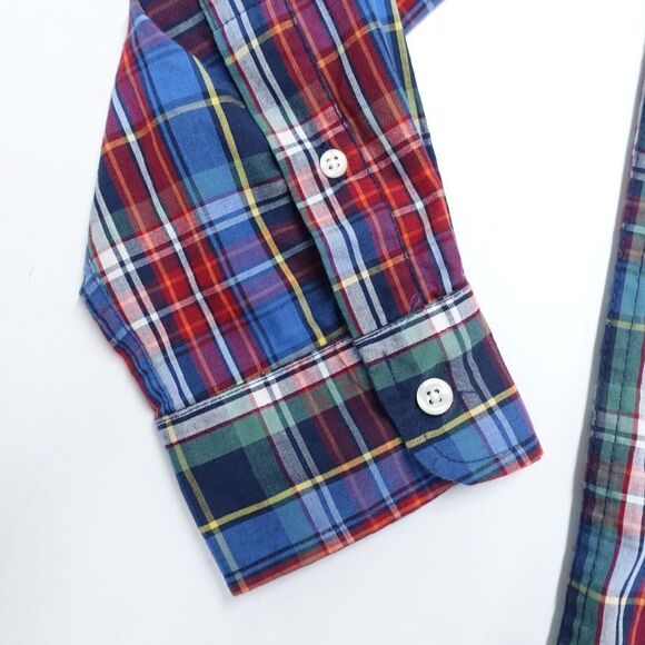 Chaps Shirt Men's Medium Multicolor Plaid Long Sleeve Classic Pocket Button-Down - Picture 3 of 8